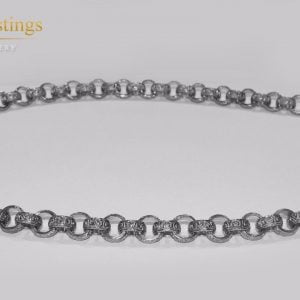 HEAVY MEN'S 30 INCH Pattern Link Belcher Chain Cast In 925 Silver 177g 10 x 3mm